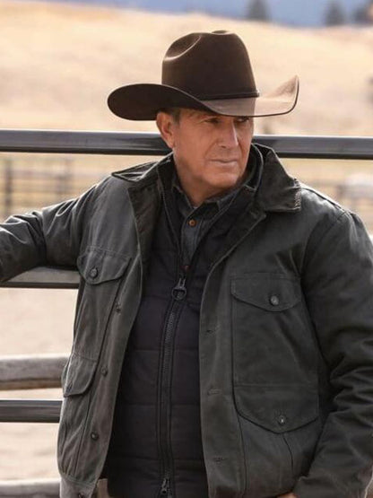 John Yellowstone season 05 Grey Cotton Jacket