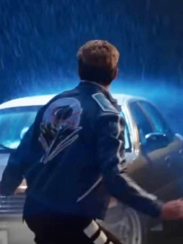 Johnny Cage Mortal Kombat 2 Blue Leather Jacket