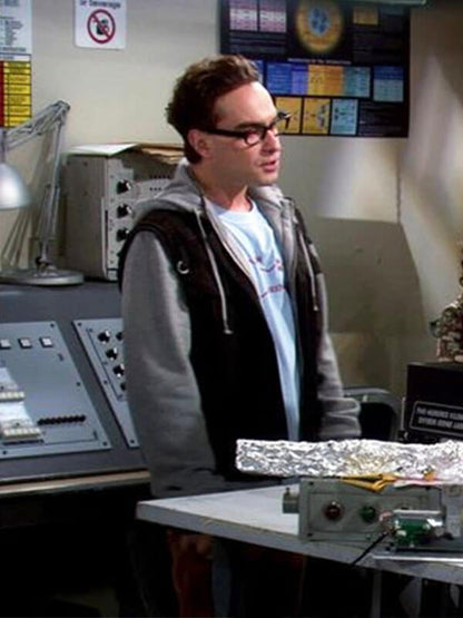 Johnny Galecki Big Bang Theory Season 02 Black Cotton Vest