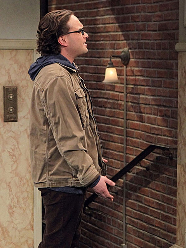 Johnny Galecki Big Bang Theory Season 03 Brown Cotton Jacket