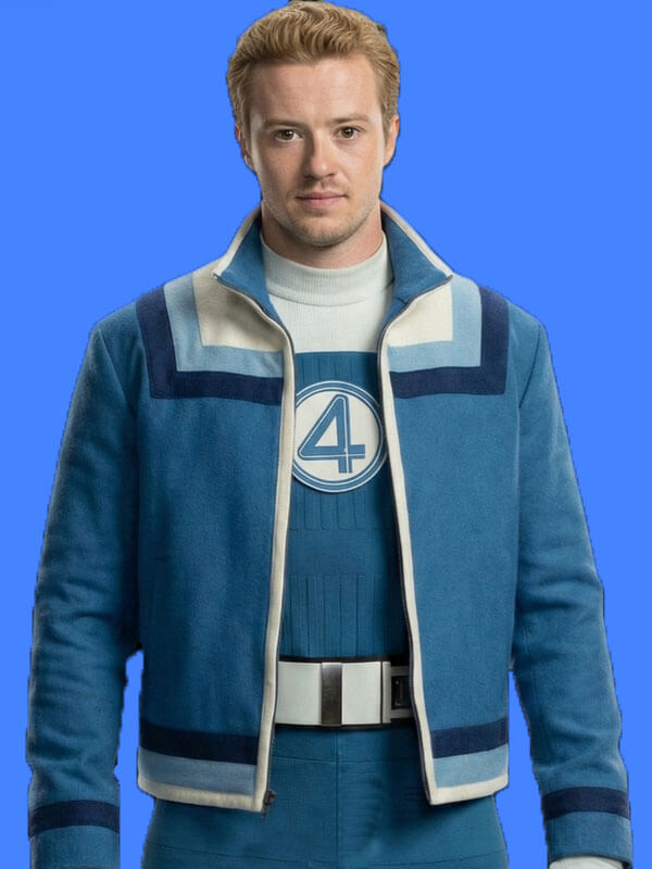 Johnny Storm Avengers Doomsday 2026 Blue Costume Jacket
