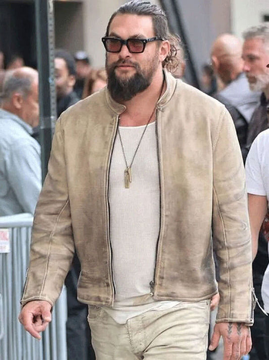 Jonny Wrecking Crew 2026 Beige Leather Jacket
