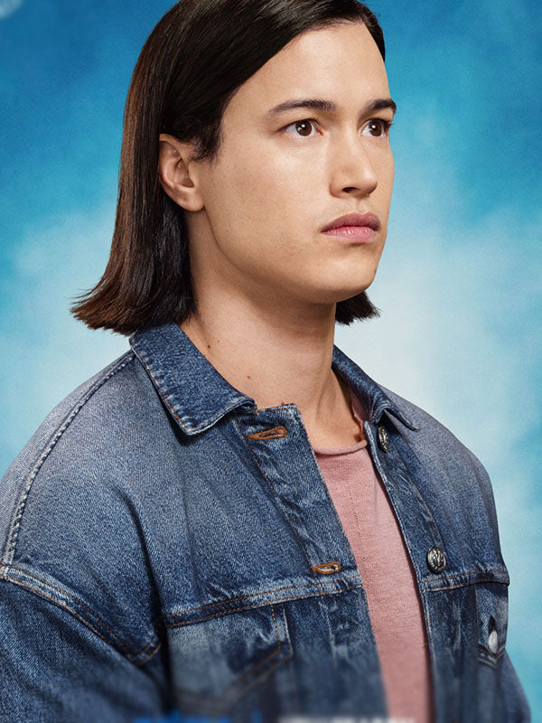 Jordan Li Gen V  Unisex Blue Denim Jacket.