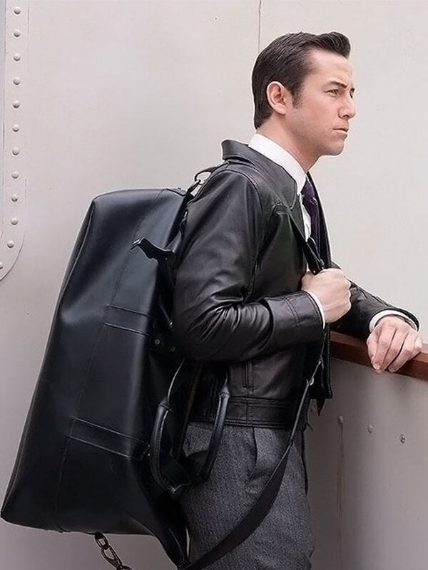  Joseph Gordon Looper 2012 Black Leather Jacket