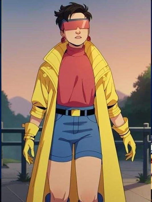 Jubilee X-Men 97 Season 01 Yellow Long Coat