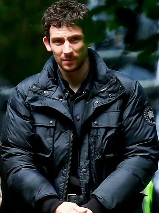 Jud Duplenticy Wake Up Dead Man Black Puffer Jacket