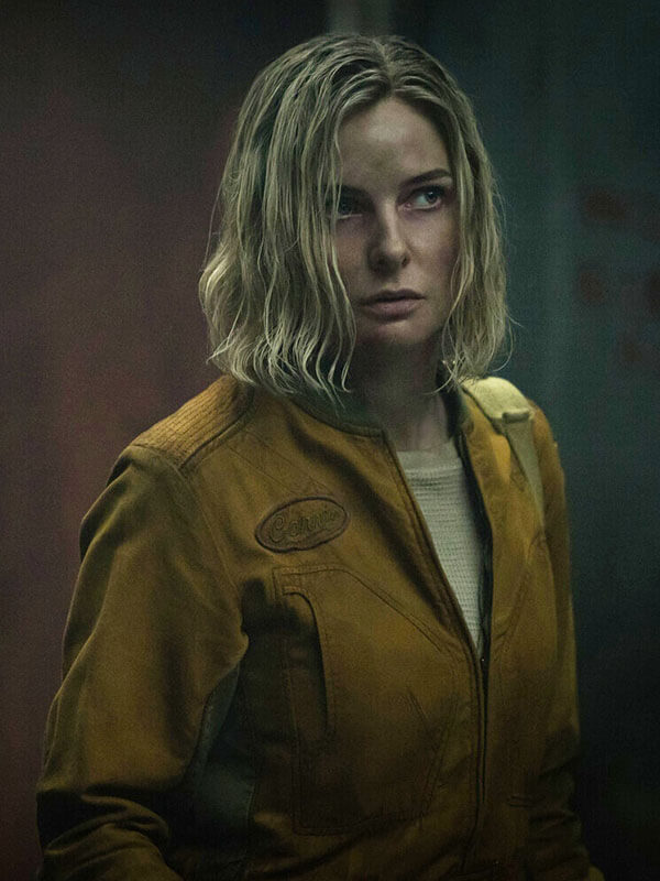 Juliette Nicholas Silo Season 2 Yellow Wool Jacket