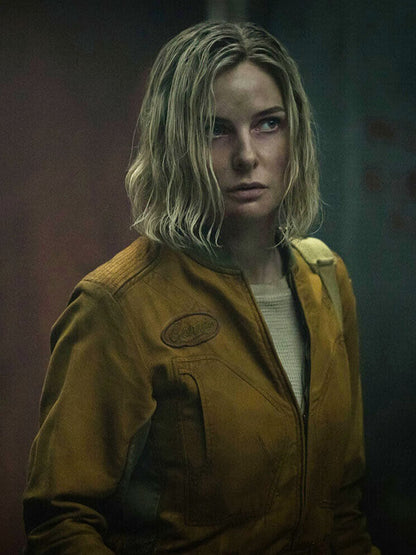 Juliette Nicholas Silo Season 2 Yellow Wool Jacket
