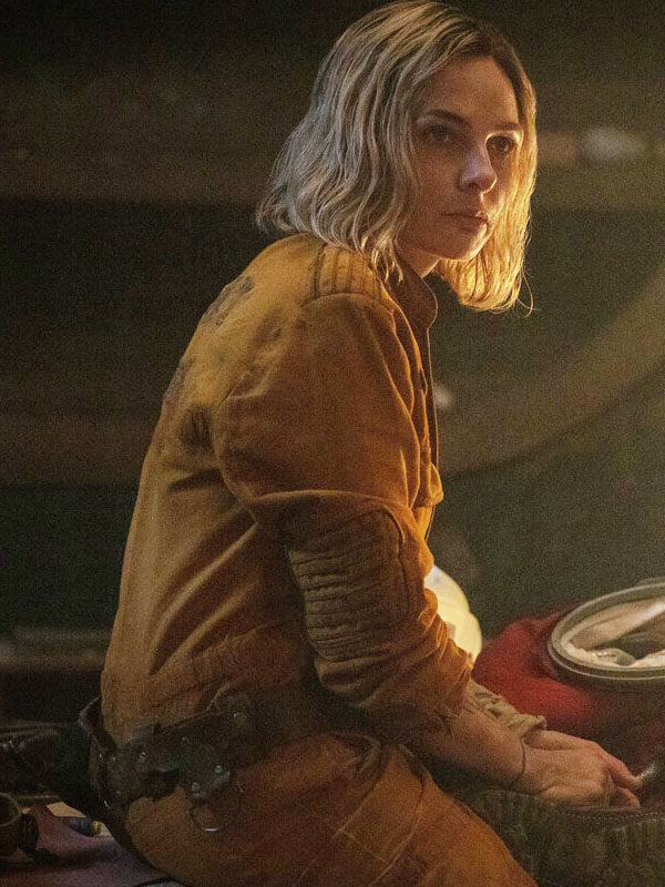 Juliette Nicholas Silo Season 2 Yellow Wool Jacket