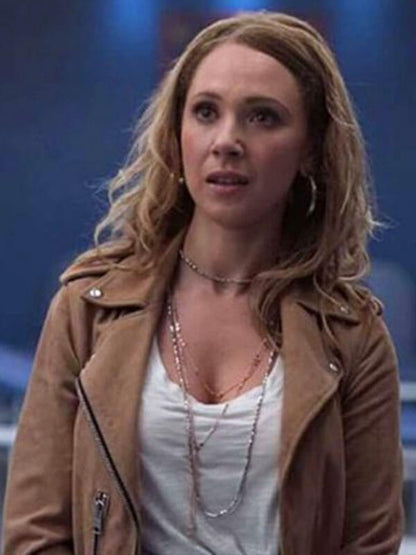 Juno Temple Ted Lasso Season 01 Brown Suede Jacket