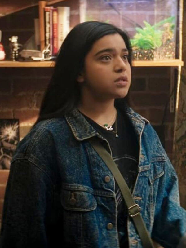 Kamala Khan Ms Marvel Season 01 Blue Denim Jacket