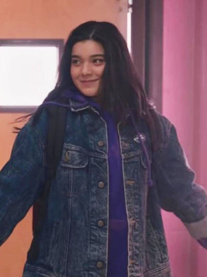 Kamala Khan Ms Marvel Season 01 Blue Denim Jacket