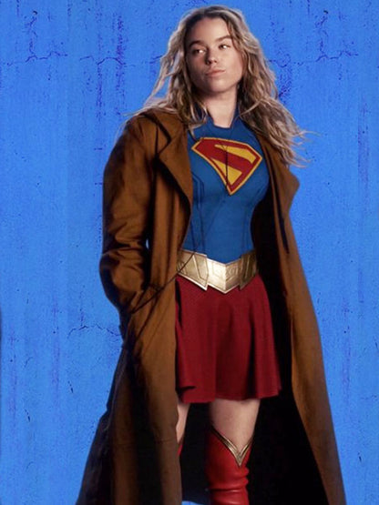Kara Danvers Supergirl Women Of Tommorrow Brown Trench Coat