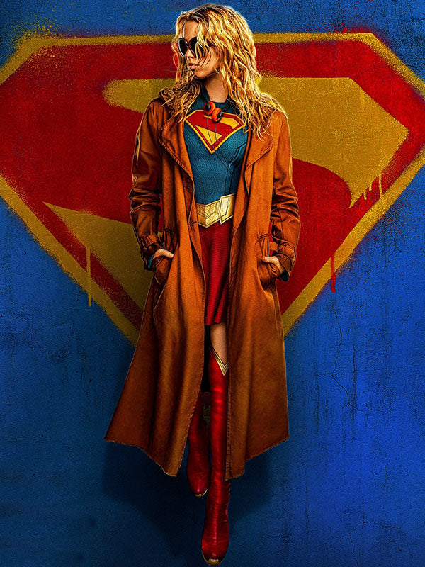Kara Danvers Supergirl Women Of Tommorrow Brown Trench Coat