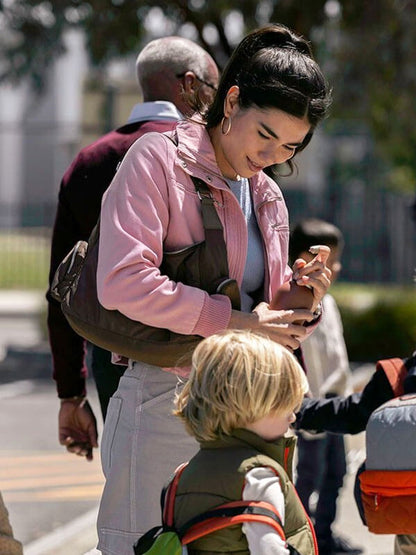 Kartiah Vergara All Her Fault Season 01 Pink Cotton Jacket