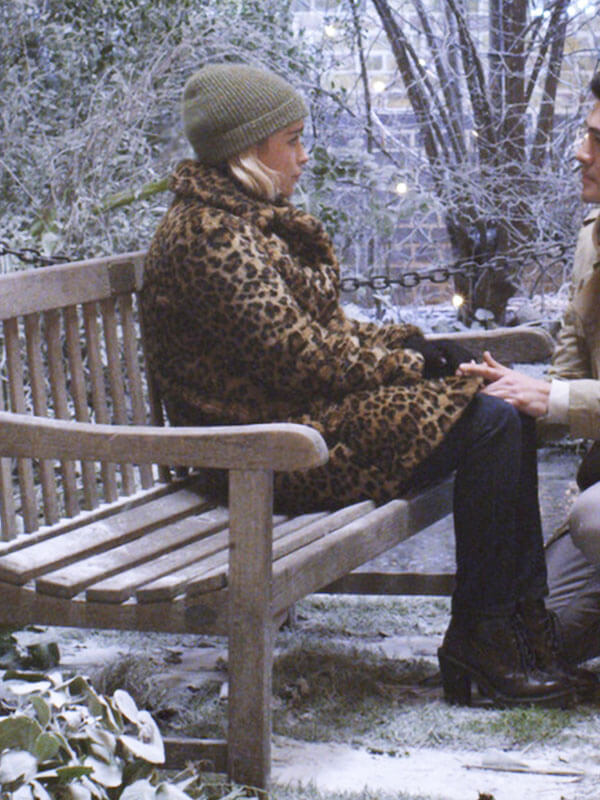 Kate Last Christmas Leopard Fur Jacket