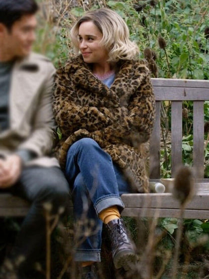 Kate Last Christmas Leopard Fur Jacket