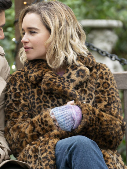 Kate Last Christmas Leopard Fur Jacket