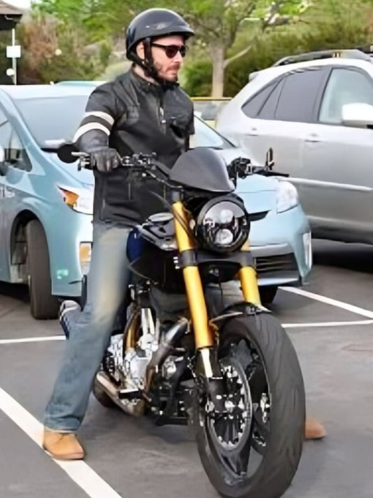 Keanu Reeves Black Leather Jacket