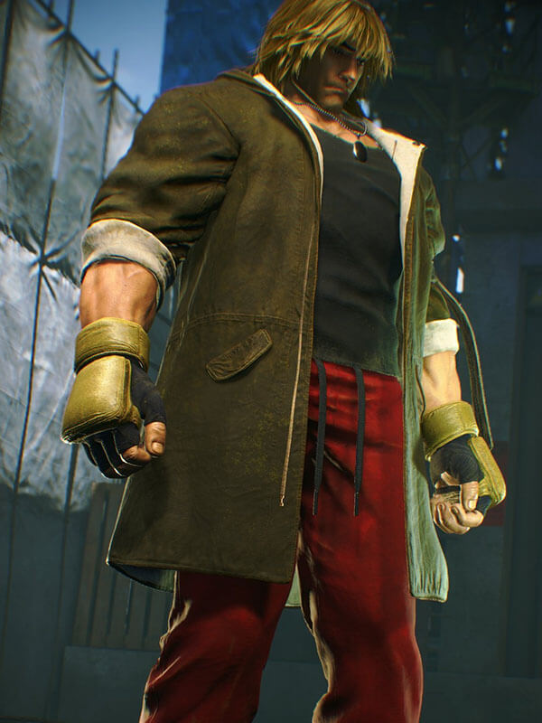 Ken Masters Street Fighter 6 ESC Brown Coat