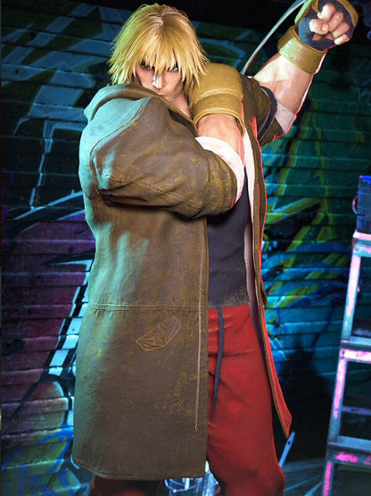 Ken Masters Street Fighter 6 ESC Brown Coat