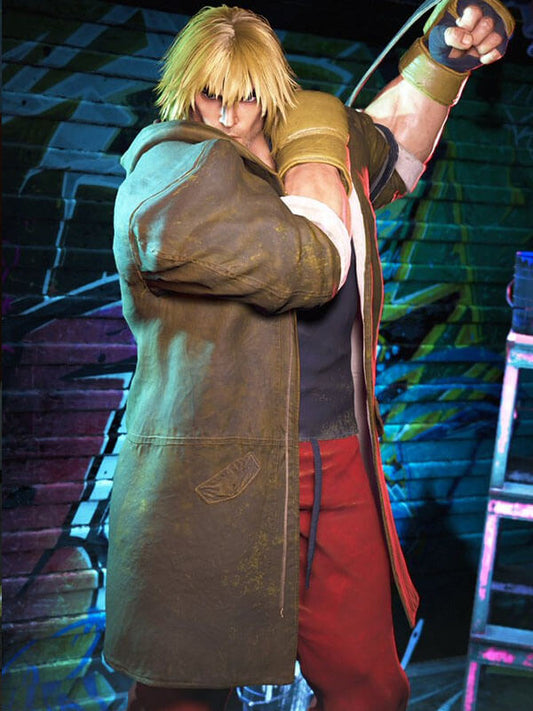 Ken Masters Street Fighter 6 ESC Brown Coat