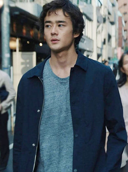 Kentaro Randa Monarch Legacy Of Monsters Season 02 Blue Cotton Jacket