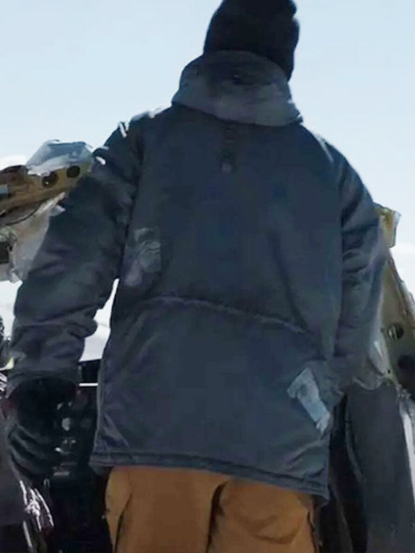 Kentaro Randa Monarch Legacy Of Monsters Season 02 Grey Puffer Jacket
