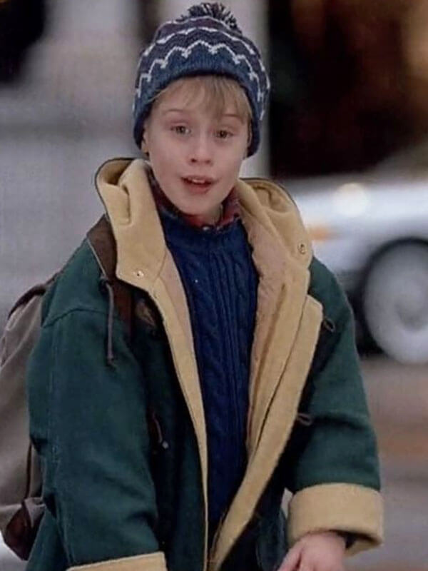 Kevin Home Alone Green Wool Coat