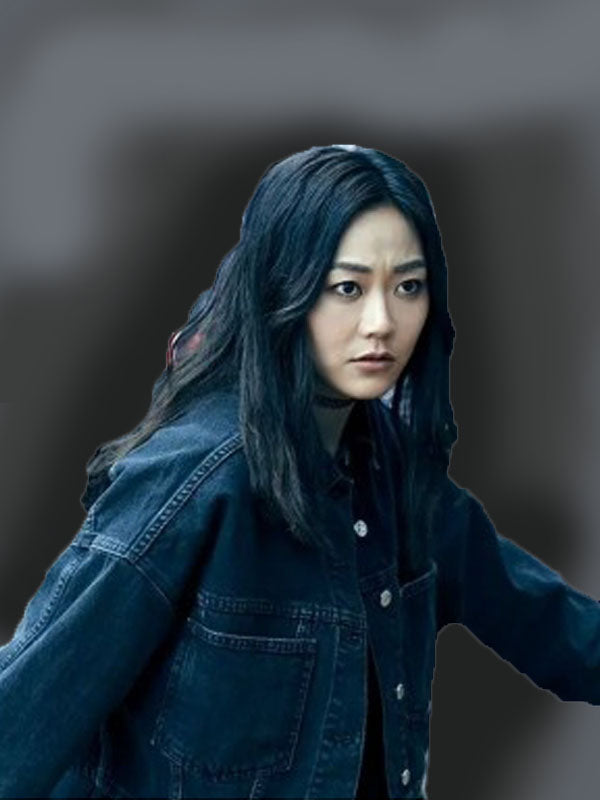 Kimiko Miyashiro The Boys Season 02 Black Denim Jacket
