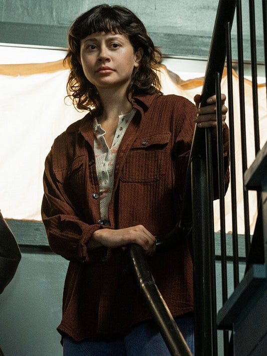 Kristi From Season 02 Maroon Corduroy Jacket