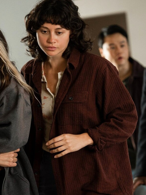 Kristi From Season 02 Maroon Corduroy Jacket