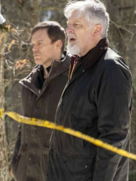 Kurt Caldwell Dexter New Blood S1 2021 Black Cotton Jacket