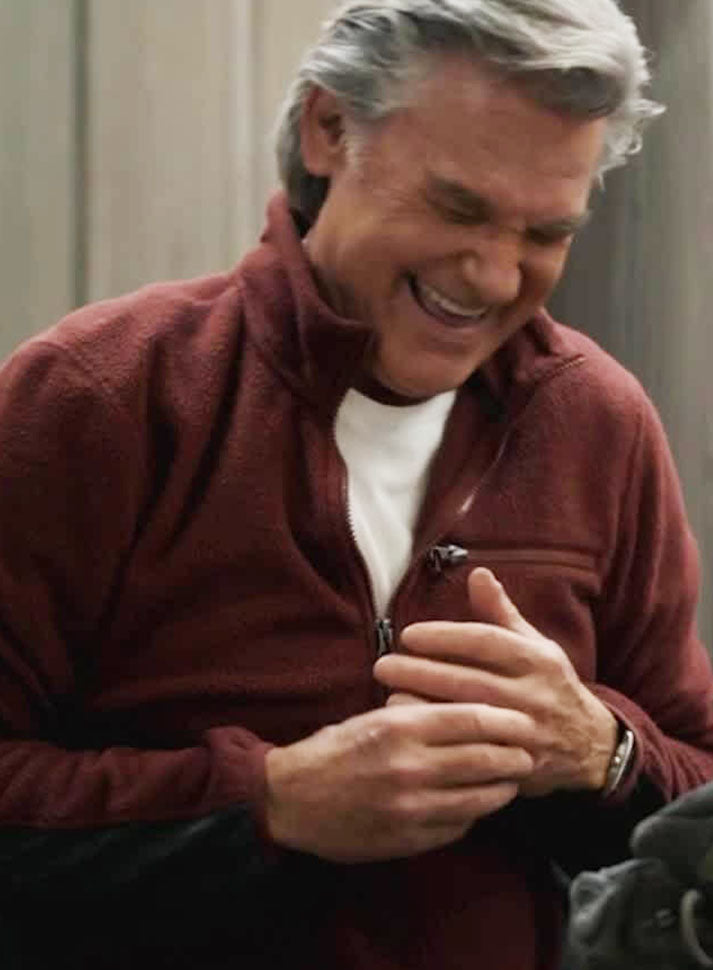 Kurt Russel The Madison Season 01 Red Fleece Jacket