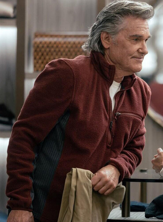 Kurt Russel The Madison Season 01 Red Fleece Jacket