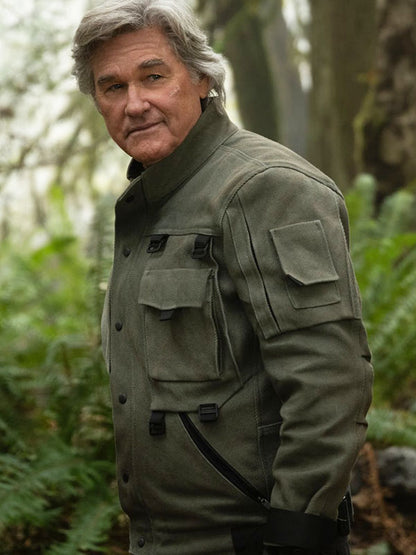 Kurt Russell Monarch Legacy Of Monsters Season 02 Grey Cotton Jacket