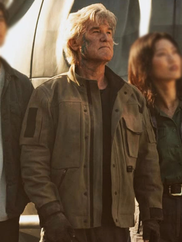 Kurt Russell Monarch Legacy Of Monsters Season 02 Grey Cotton Jacket