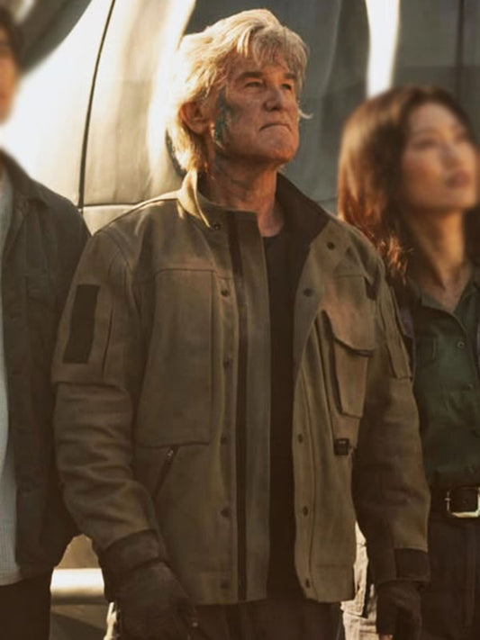 Kurt Russell Monarch Legacy Of Monsters Season 02 Grey Cotton Jacket