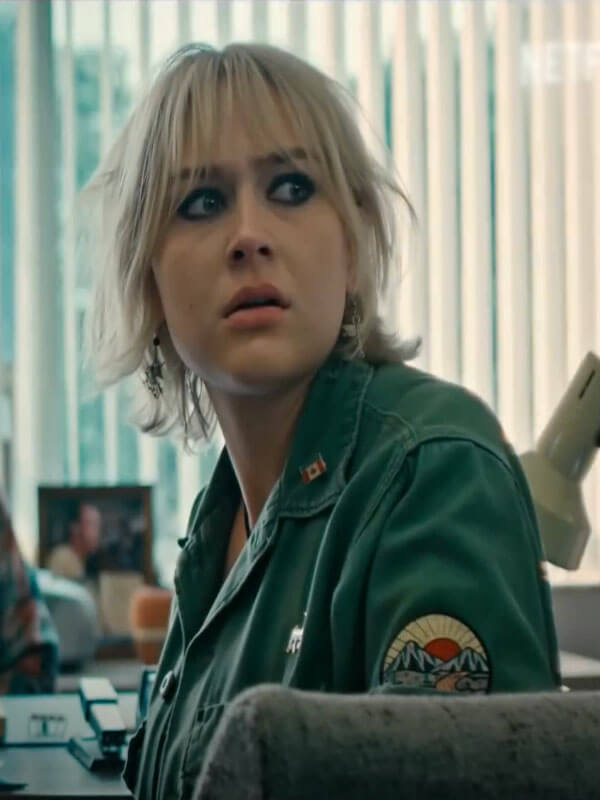 Leila Wayward Netflix Green Jacket.