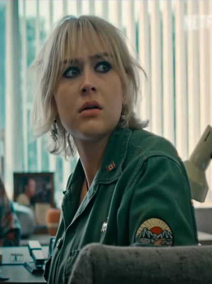 Leila Wayward Netflix Green Jacket.