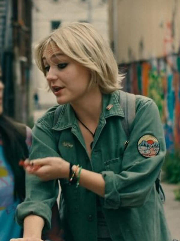 Leila Wayward Netflix Green Jacket.