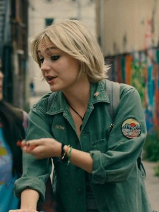 Leila Wayward Netflix Green Jacket.