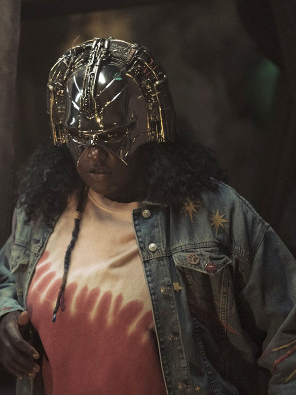 Leota Adebayo Peacemaker Season 01 Blue Denim Jacket