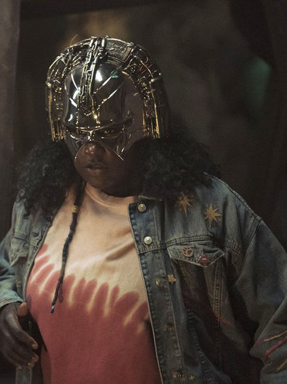 Leota Adebayo Peacemaker Season 01 Blue Denim Jacket