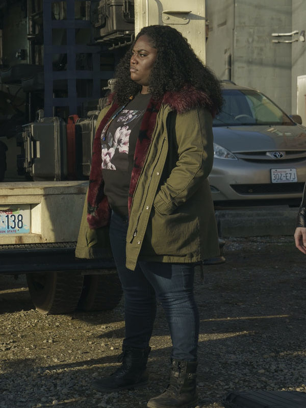 Leota Adebayo Peacmaker Season 01 Green Cotton Jacket