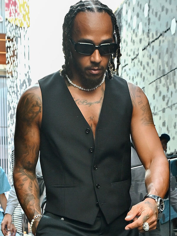 Lewis Hamilton F1 Monza 2014 Black Vest