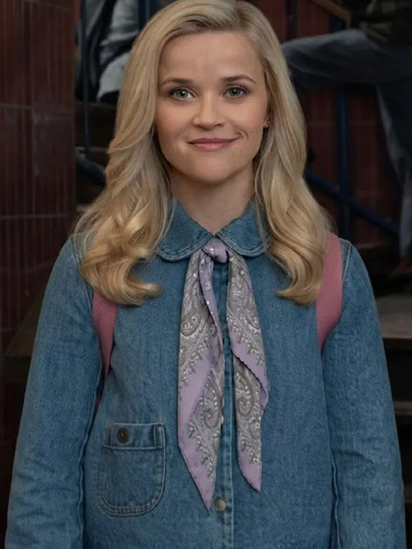 Lexi Minetree Elle Season 01 Cropped Blue Denim Jacket