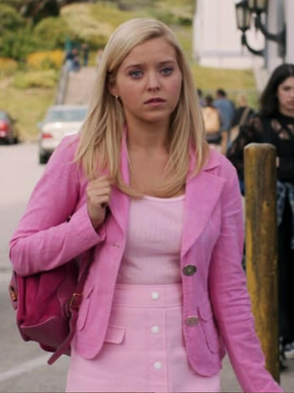Lexi Minetree Elle Season 01 Pink Cotton Blazer