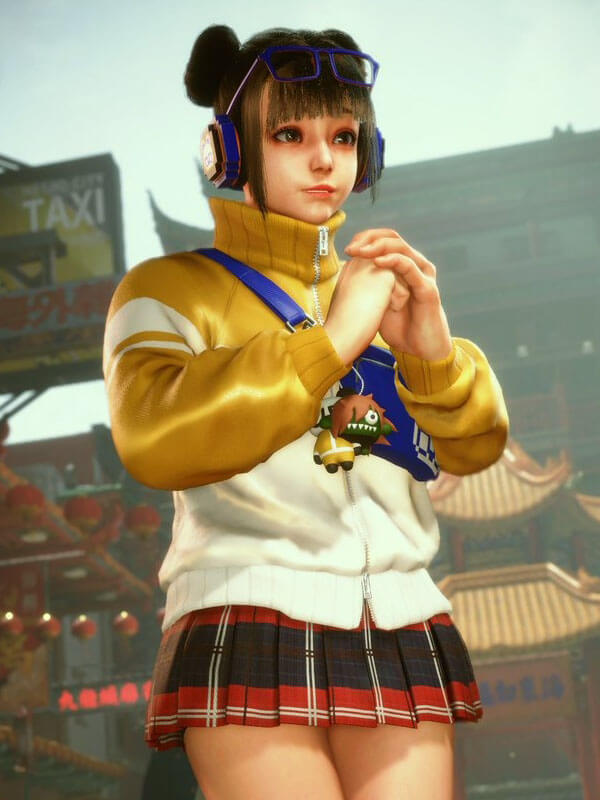 Li-Fen Street Fighter 6  Yellow Leather Jacket