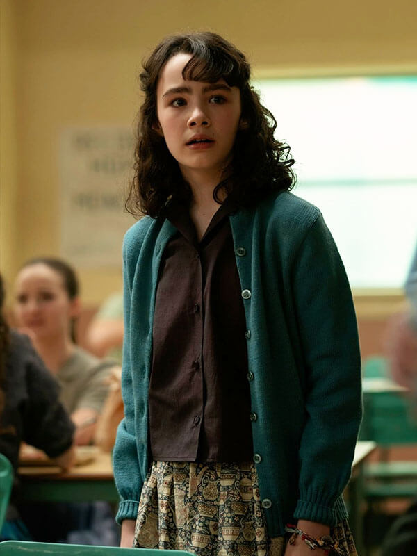 Lilly Bainbridge It Welcome To Derry Blue Cardigan Jacket